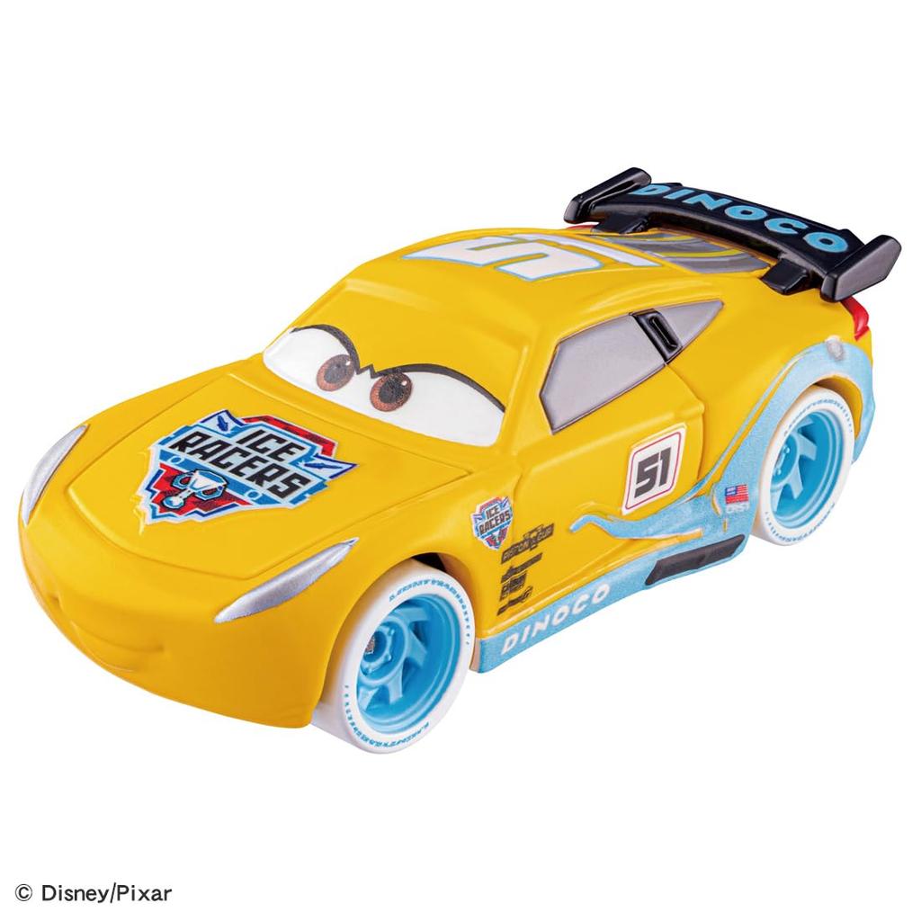 Takara Tomy Disney Cars Tomica Cruz Ramirez Racing Miniature Car Toy for Ages 3 and Up C-25 (Ice Type)