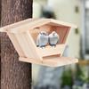 Bird House ,Hanging Birdhouse, Wood, Decoration , Outdoor Birds Box Nest for Yard Hummingbird