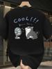Trendy Brand Printed Short-sleeved T-shirt  Summer Newest Casual  Loose Versatile Top Fashion Harajuku Kawaii T-shirt Y2K Clothing