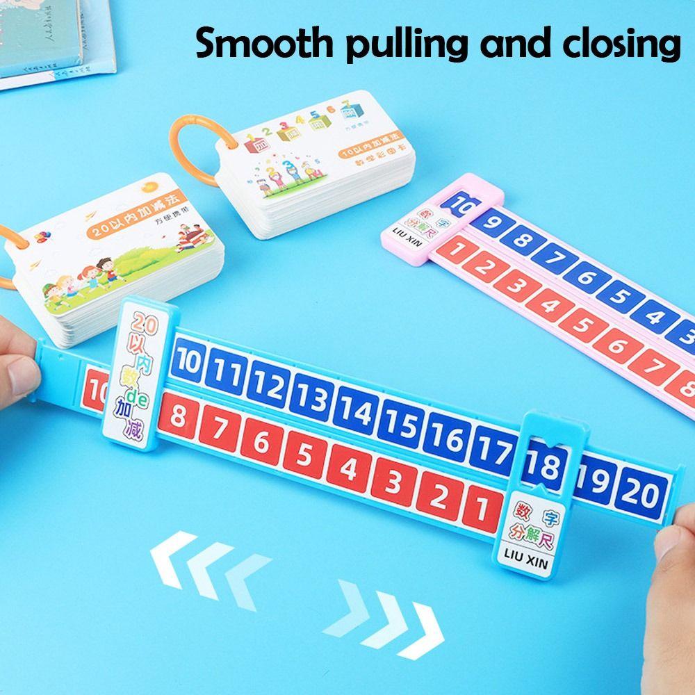 Within 20 Math Decomposition Ruler Plastic Addition Ruler Subtraction Ruler  School Supplies
