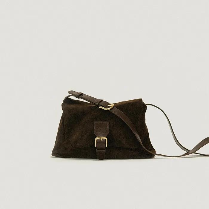 _Mamas Bag (Suede Ver) Dark Brown
