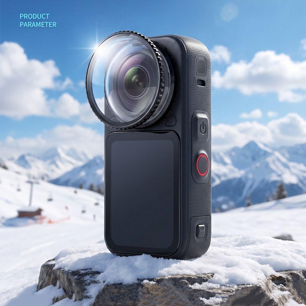 Plastic Lens Protector Protective Lens Cap for Insta360 X6 Panoramic Camera Accessories