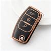 Новый ТПУ Чехол для Ключа Автомобиля Для Ford Focus 2 Mk2 Fiesta Mondeo Galaxy Falcon Territory Ecosport Kuga Escape Кольца для Брелока