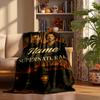 Supernatural Custom Flannel Blankets Soft Warm Cozy Throws for Home Decor Holiday Gifts