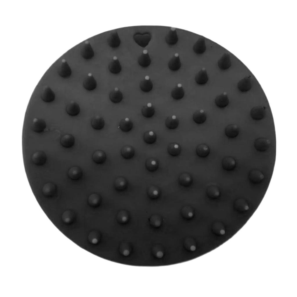 Двусторонняя силиконовая щетка для душа для мягкого отшелушивания и глубокого очищения с эргономичной ручкой