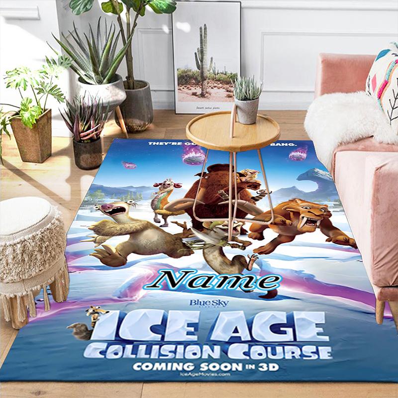 Custom 1Pc Ice Age Collision Course Rug Office Carpet Indoor Outdoor Entrance Doormat Nonslip Soft And Comfortable Living Room D91679