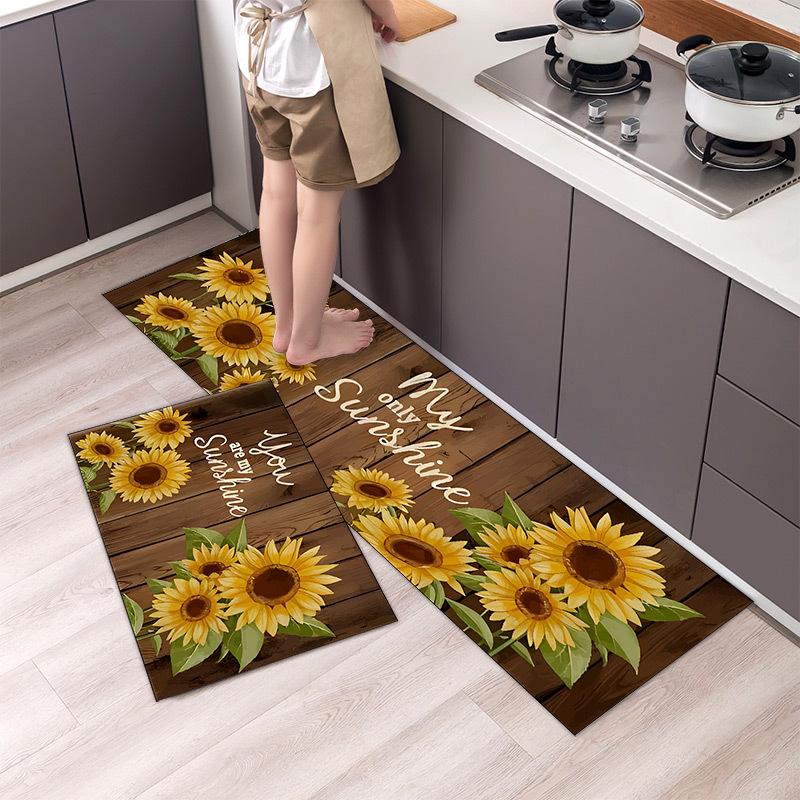 Современный сельский стиль коврик для пола кухонный ковер для ванной комнаты прихожая для ванной комнаты грязеотталкивающий коврик для пола