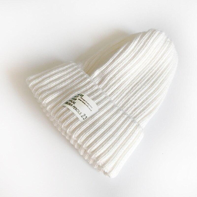 Fashion Candy Color Kids Hats Warm Knit Bonnet Caps Children Girls Boys Hats Baby's Cute Wool Hat