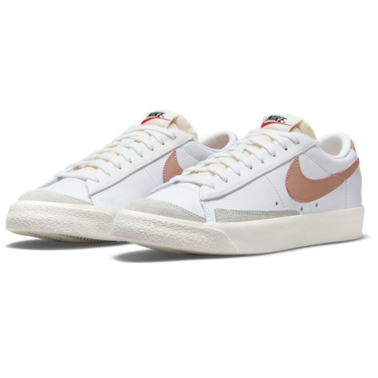 Nike Blazer Low 77 White Rose Whisper Женские кроссовки Summit-White DC4769-109