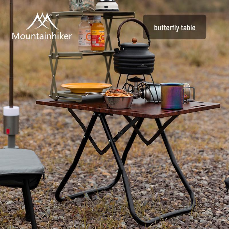 Портативный алюминиевый складной стол Mountain Butterfly - Высококачественная мебель для кемпинга на открытом воздухе и заваривания чая