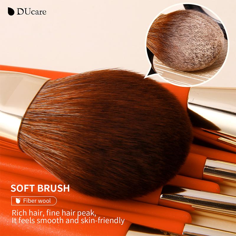 DUcare 9pcs Makeup Brushes Set Foundation Powder Blush Eyeshadow Concealer Lip Eye Make Up Brush Cosmetics Beauty Tools