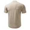 Men's Summer Solid Color Pocket T-Shirts Button Henry Collar Casual Daily Office Short Sleeve Top Tees Hip Hop Streetwear Tee