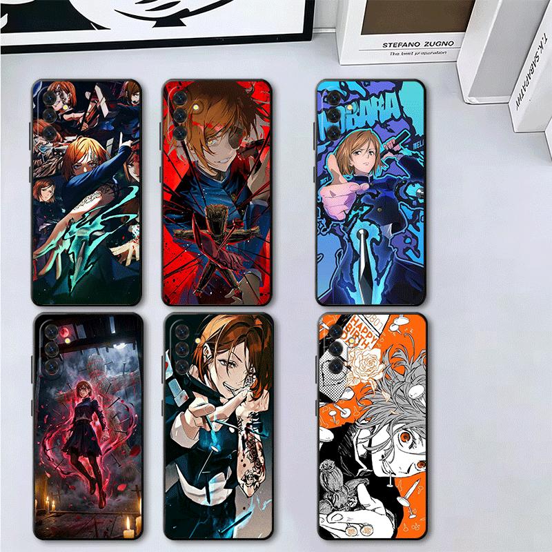 Anime Kugisaki Nobara JUJUSU Soft Phone Case for Samsung A17 A37 A57 A16 A26 A36 A56 A15 A25 A35 A55 A14 A24 A34 A54 A13 A23 A33