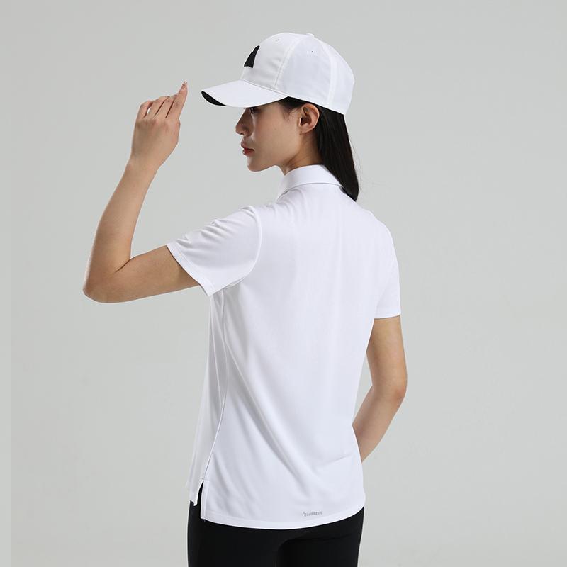 adidas Удобная женская футболка-поло с коротким рукавом KS0432