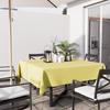 Nappe anti-tâches carrée 180X180 cm ALIX vert citron, par Soleil d'ocre