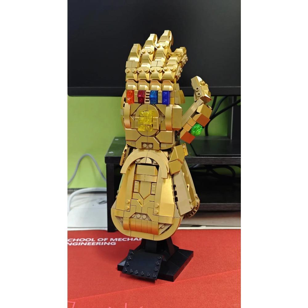 Новый MOC желтые перчатки домашний декор модель строительный блок детский мальчик праздничный подарок;