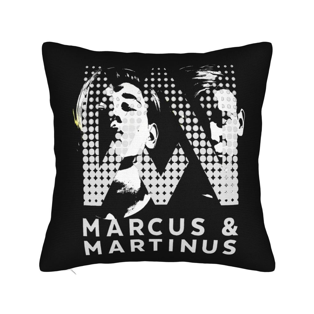 Квадратные Наволочки и Чехлы для Подушек Marcus And Martinus MM Смешные На молнии Декоративная Наволочка для Дома 4040см