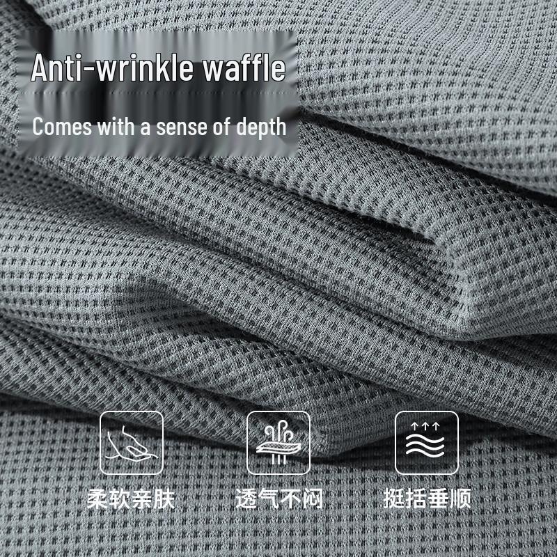 Jeanswest Men's Waffle Knit Tapered Sweatpants