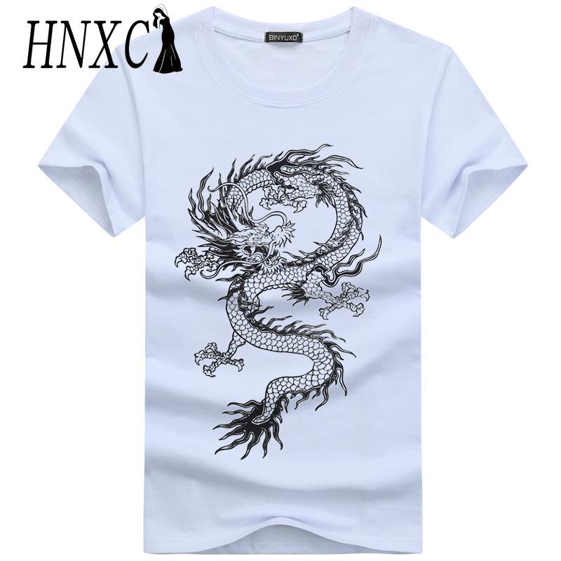 HNXC Хлопковая футболка с коротким рукавом, мужская модная свободная рубашка с половиной рукава, сострадательная рубашка с принтом