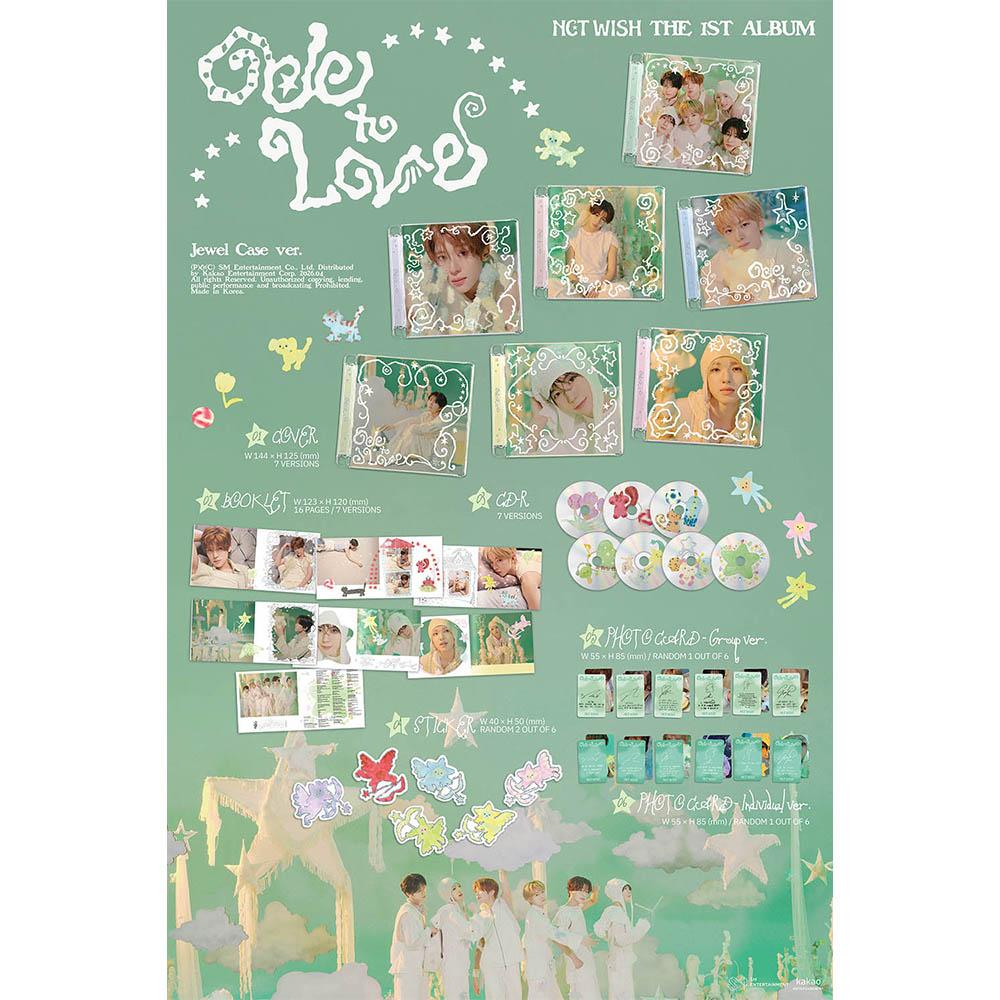 NCT WISH 1-й альбом - Ода любви (Jewel Case Ver.)