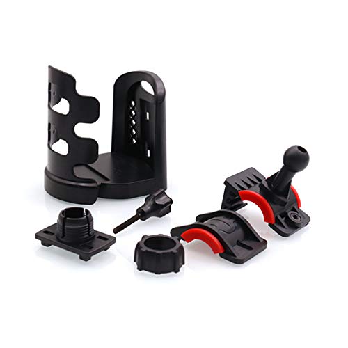 Универсальный подстаканник для мотоцикла, крепление на руль с регулируемым и вращающимся креплением для велосипеда, коляски, инвалидной коляски