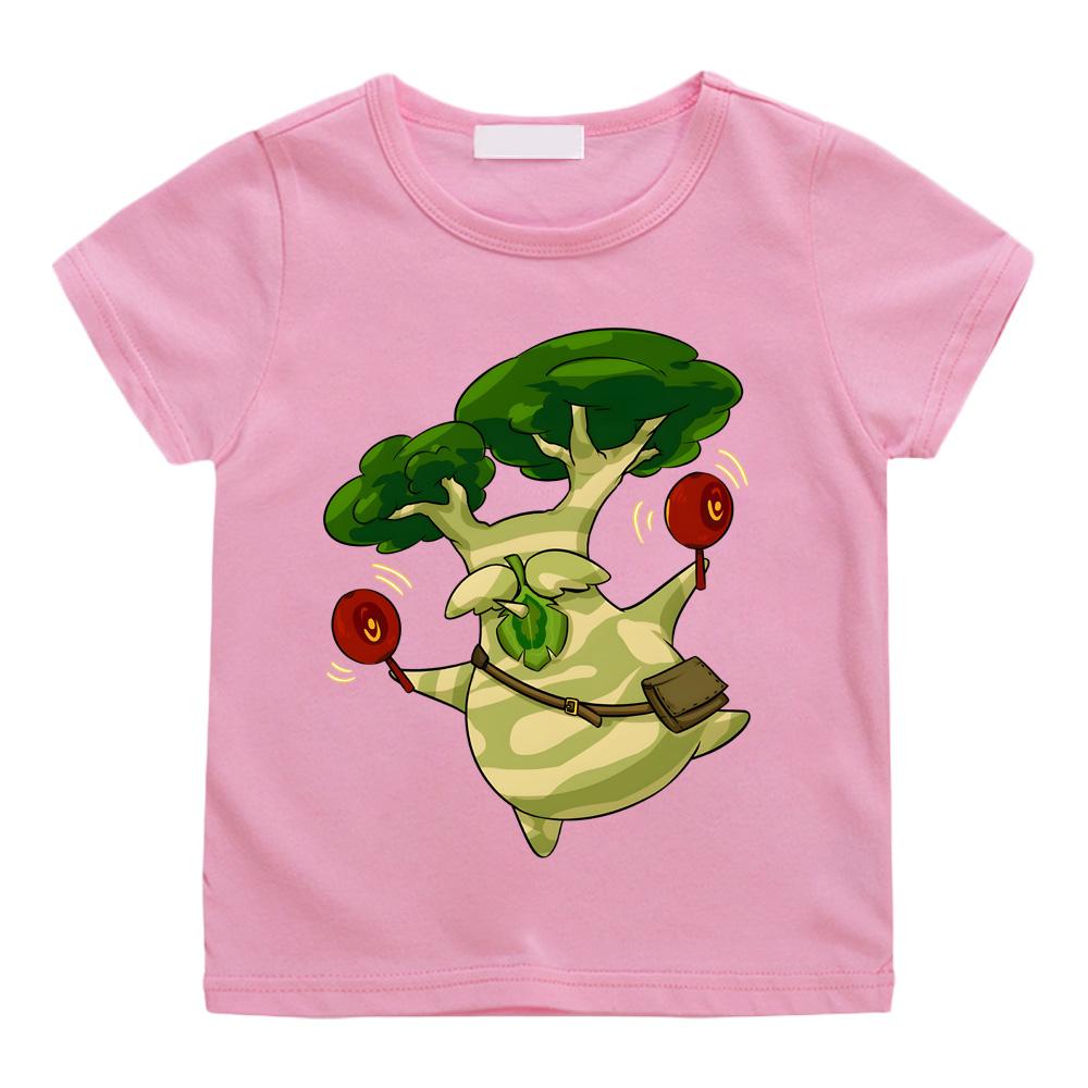 Shalaka Футболки Streetwear с мультяшным принтом korok 100% хлопок Манга с коротким рукавом для мальчиков/девочек Летняя футболка для подростков с круглым вырезом