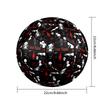 Custom Text Size 5 Soccer Ball, Standard Match Football For OutdoorFran Bow
