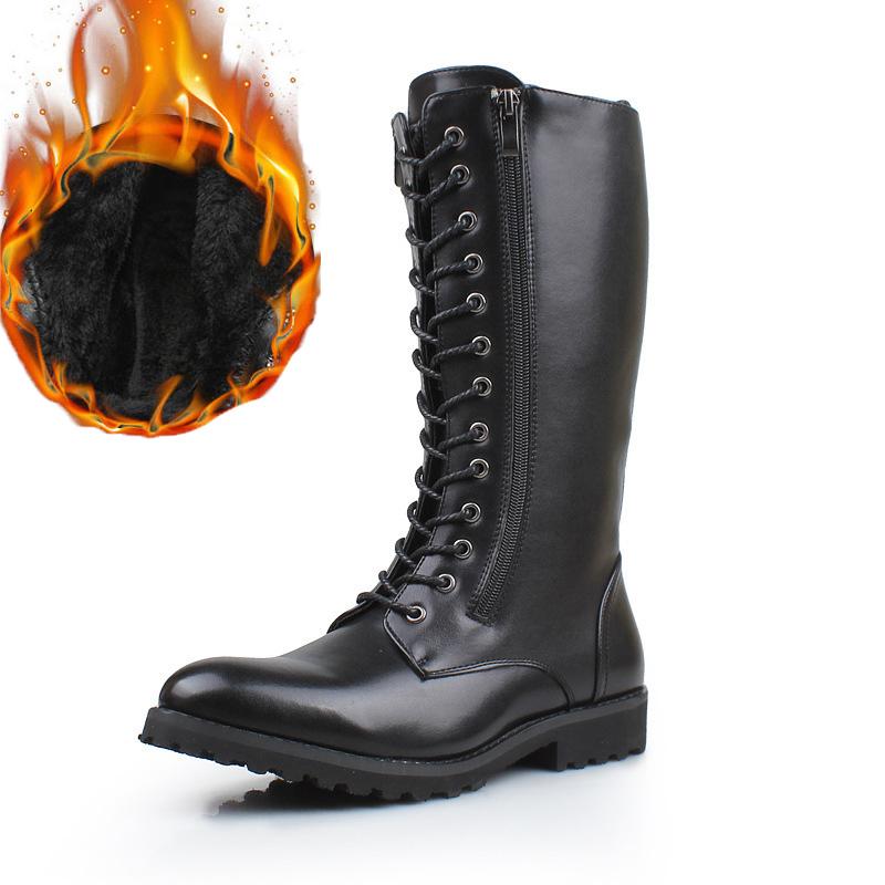 Модные мужские туфли для ночного клуба, мотоциклетные ботинки, со шнуровкой, мягкие кожаные туфли, красивые длинные рыцарские сапоги, ковбойские высокие ботинки для мужчин