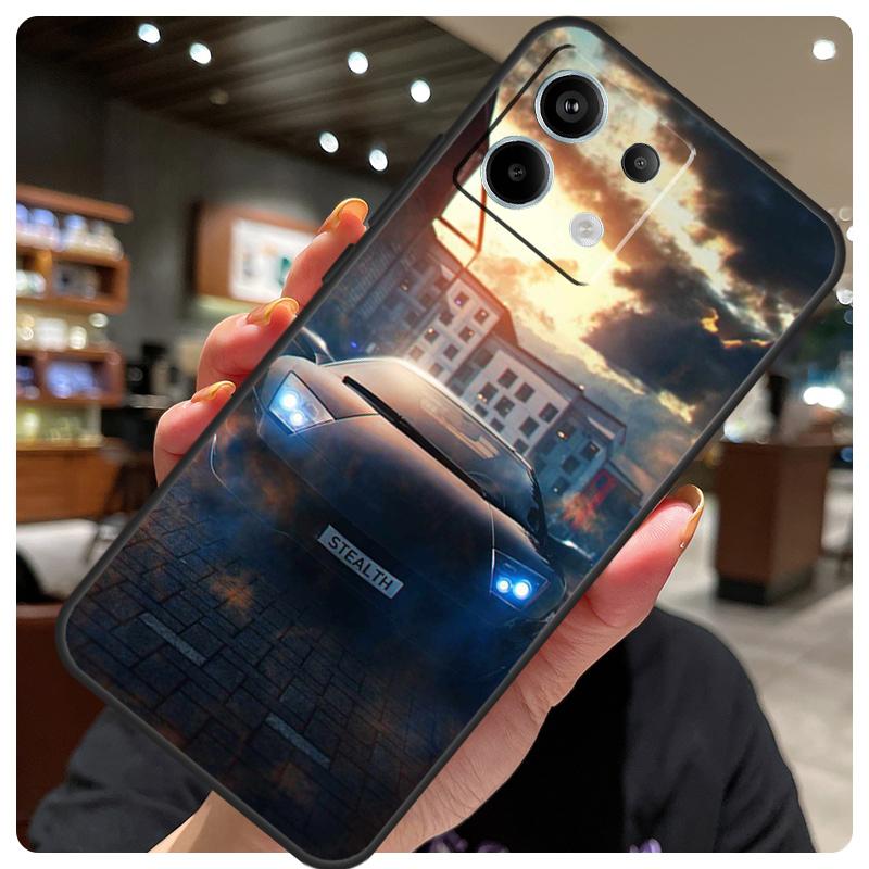 Крутой чехол-спортивная машина для Xiaomi Redmi Note 11 10 12 13 14 15 Pro Plus Чехол для Redmi 15 15C 10C 12C 13C 14C