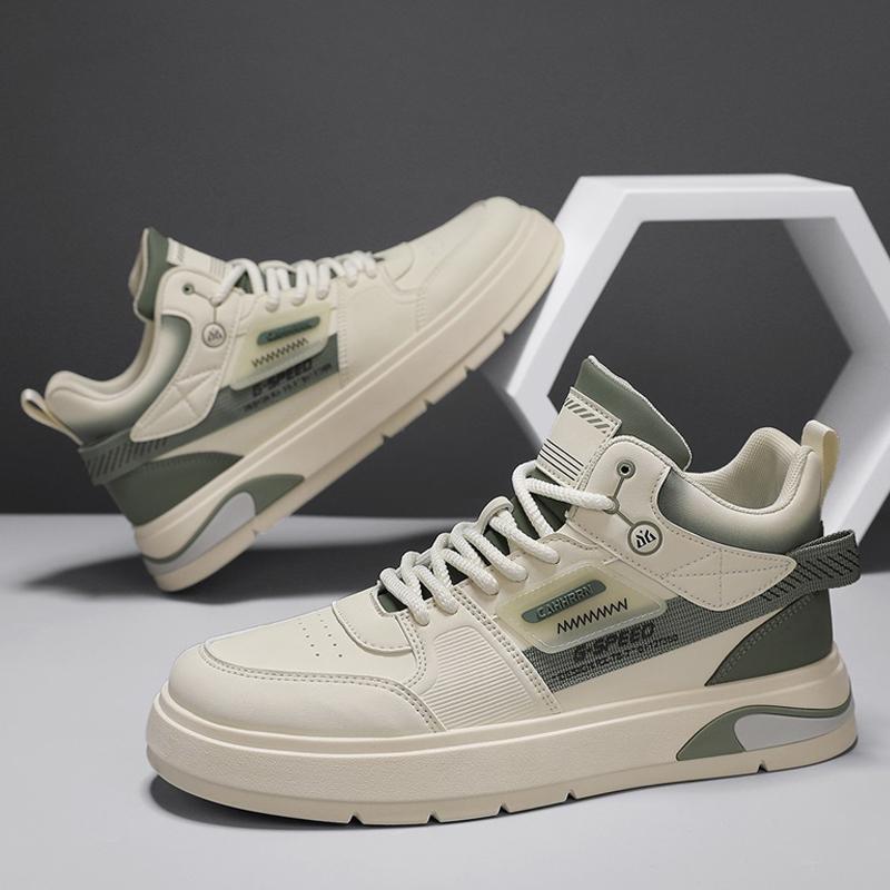 New Fashion Autumn And Winter Men's High Top Martin Boots Students Male Boys Trending Soft Sole Work Shoes Labor Protection Martin Sneakers