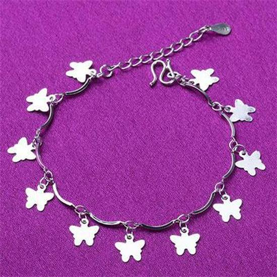 Серебряный многослойный браслет из бусин для женщин - Модный корейский стиль, Идеальный маленький аксессуар или подарок