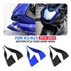 Аэродинамический передний спойлер R3 R25 для YAMAHA YZF-R3 YZFR3 2019-2025 YZF-R25 YZFR25 Мотоциклетный винглет для прижимной силы Гоночное боковое крыло
