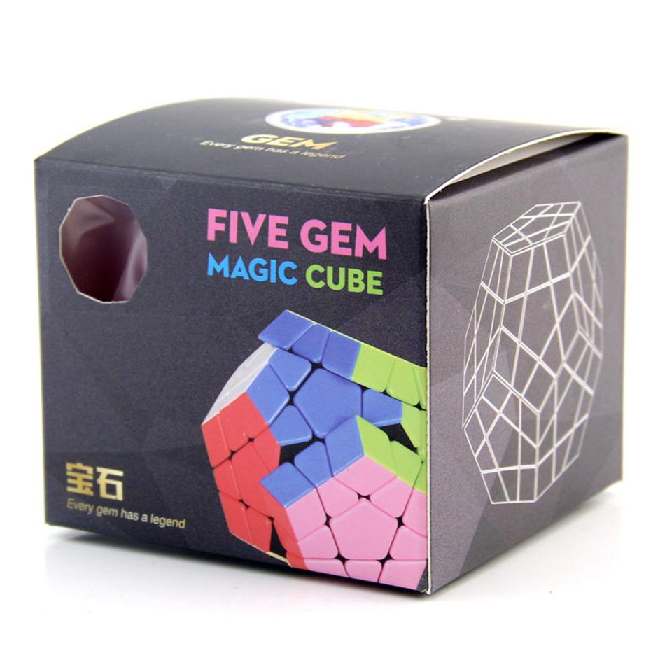 Megaminxeds Magic Cube Speed ​​Puzzle Cubes наклейка менее антистрессовые игрушки профессиональный 12-гранный куб
