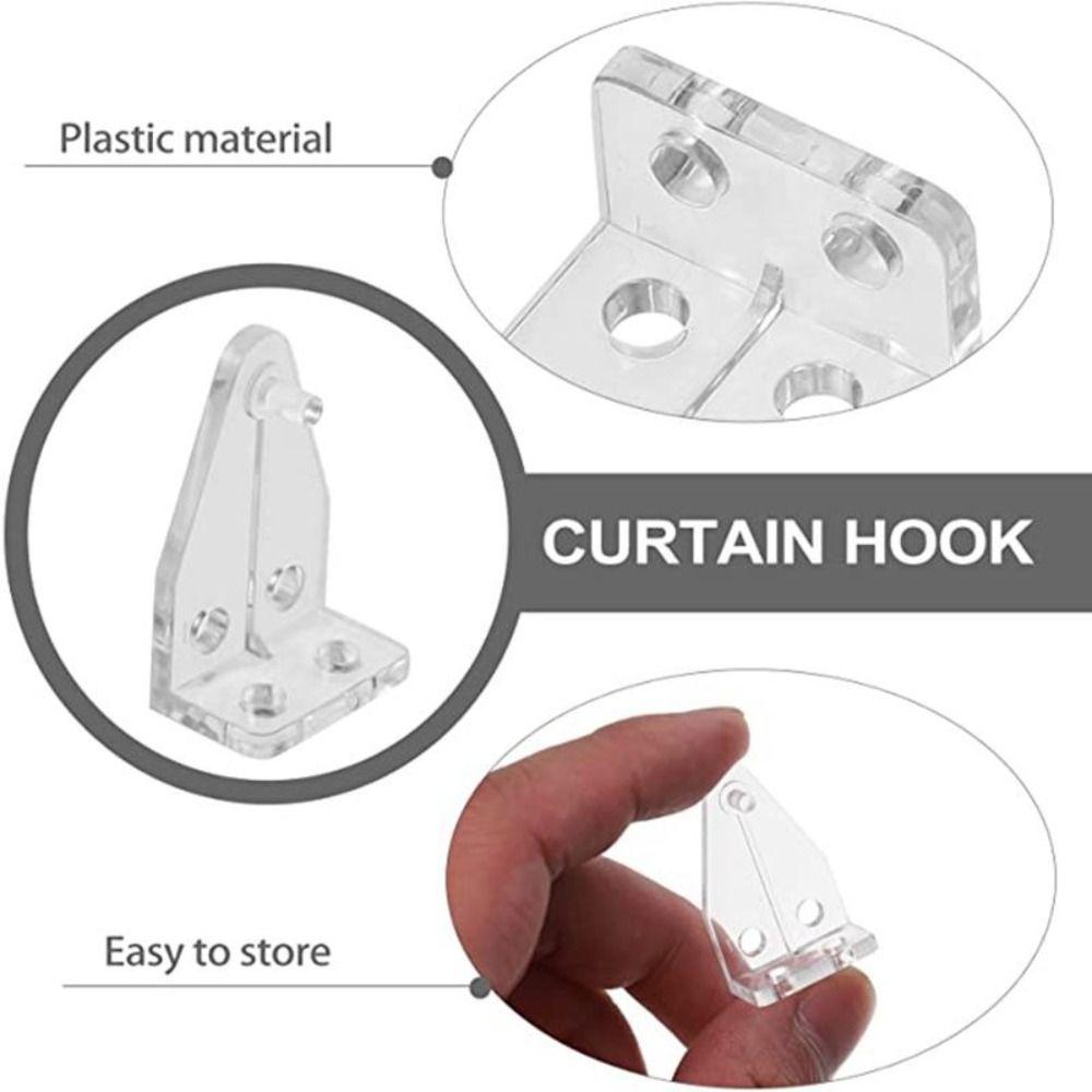 8 шт./компл. Легко переносить удерживающий крючок для штор Легко устанавливать крючки для штор Ветрозащитный крючок для оконных жалюзи