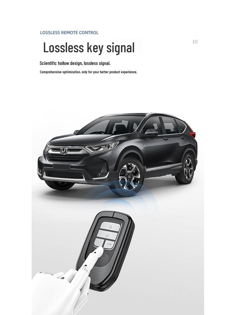 Защитный чехол для ключа из цинкового сплава для Honda Accord XRV Odyssey Civic & Lingpai (10-е поколение)