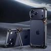 Ранний чехол для телефона в форме 9 для iPhone 17 Pro Max 17 Pro для Magsafe С держателем для объектива Подставка Металлическая безрамочная бамперная противоударная оболочка