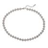 Elegant Light Luxury Women's Gold Plated Copper Bracelet Zircon Four-leaf Clover Necklace Flower Jewelry Set