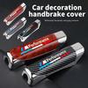 CUP1 Car Handbrake Grips Guard Case Carbon Fiber Patterned Accessories For BMW 1 3 5 7 Series M Performance M M3 M5 X1 X2 X3 X4 X5 DN6