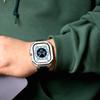 Haendihaendeu Умные часы X Apple Watch Чехол-полное покрытие из нержавеющей стали Металлический ремешок Для Apple Watch Ultra 49 мм