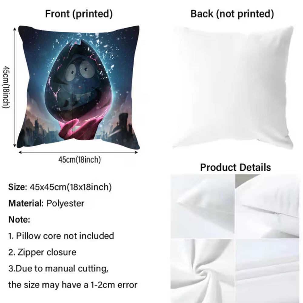 D-Dofus Game Cushion Cover Pattern Printed Pillowcase for Living Room Sofa Cushion Cover & Bedroom Decor