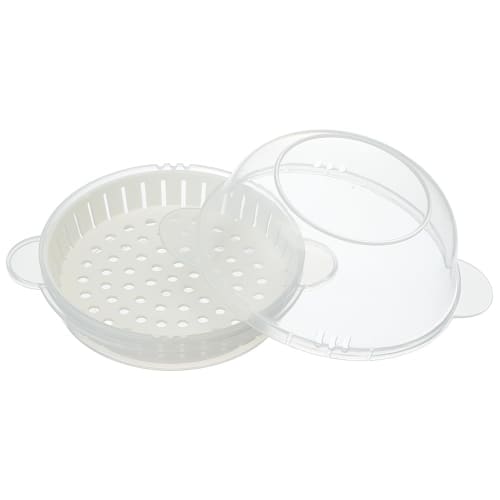 Skater Chinese Bun Case, 2 Pieces, Chinese Bun Steamer, Microwave Chinese Bun, Microwave Steamer, Basic SMA1-A