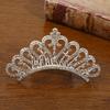 Детская тиара из сплава для девочек, тиара для любви, гребень для волос принцессы, стразы, жемчуг, тиара на день рождения