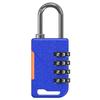 Padlock 4 Digit Password Lock Zinc Alloy Security Coded Lock Durable Backpack Zipper Lock  Travel