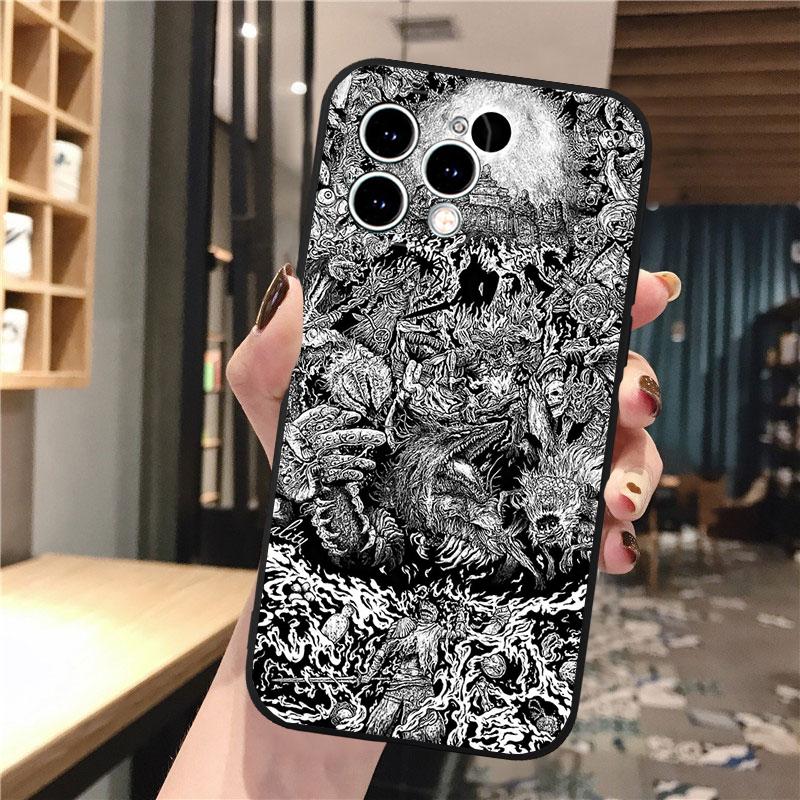 Чехол для телефона Berserk Guts Для iphone 17 Pro Max Air 16 15 14 13 Pro Max 15 16 Pro 15Plus