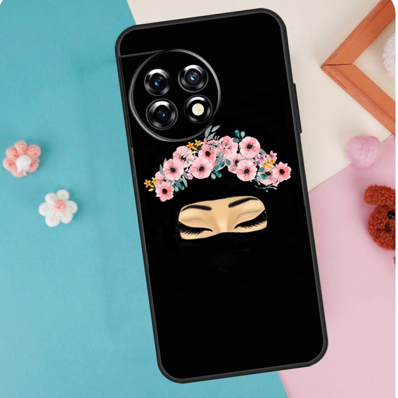 Islamic Muslim Hijabi Girls Case For OnePlus 12 11 9 10 Pro 9RT 10T 10R 12R OnePlus Nord N10 N20 CE 2 3 Lite 2T Coque