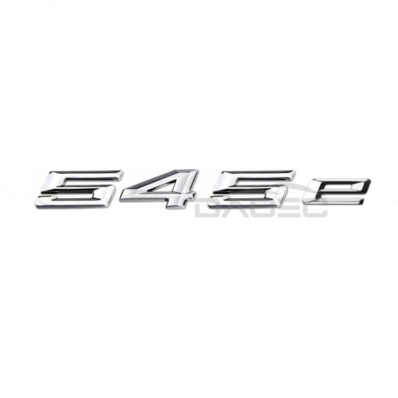 Car Trunk Chrome Letters Badge Emblem Decals Sticker For BMW 5 Series 520e 525e 528e 530e 540e 545e 550e E39 E60 E61 F10 F11 G30