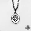 Oesalang 925 Silver White Mother-Of-Pearl Clover Necklace