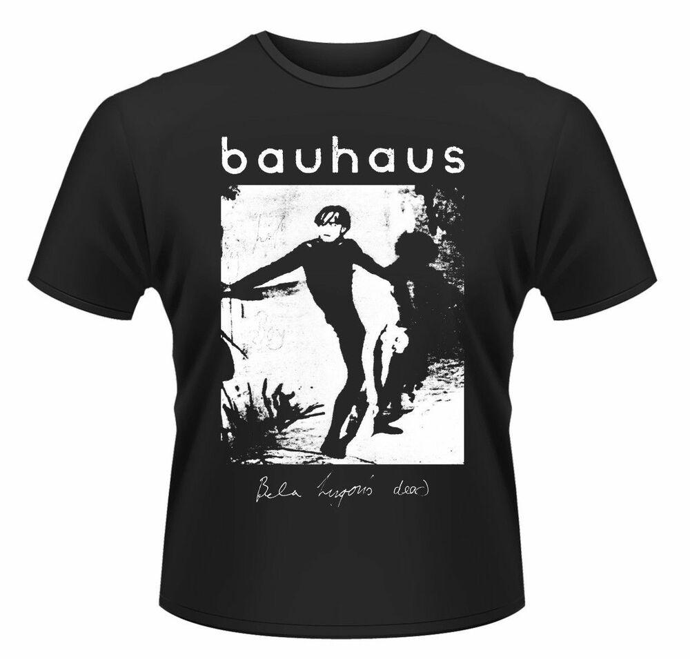 Черная классическая футболка унисекс с рок-метал-группой Bauhaus Bela Lugosi's Dead Black