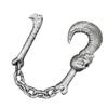 Одевайтесь на Хэллоуин, пиратский реквизит, молоток, цепочка, мяч, реквизит, украшение для вечеринки