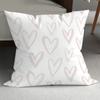 Romantic Couple Wedding Decorative Sofa Pillows: Minimalist Double-Sided Printed Square Pillow Covers (Includes Pillow Insert)